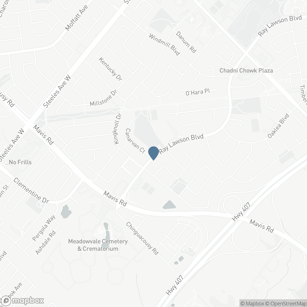 14 CANARVAN COURT, Brampton, Ontario L6Y 4X5